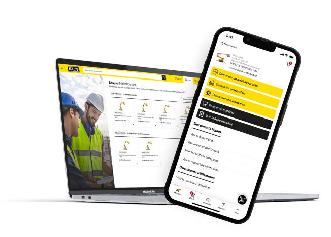 Illustration ordinateur compte SALTI